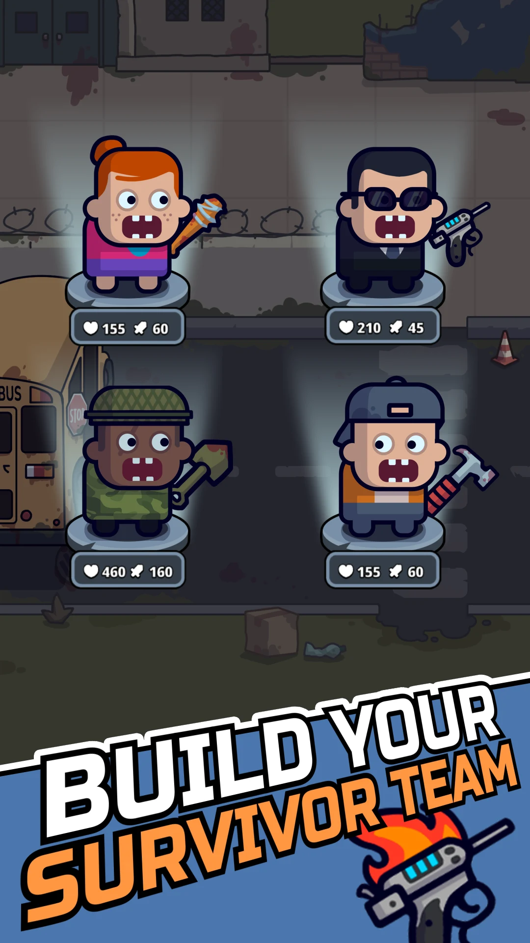 Merge Warriors: Zombie War screenshot
