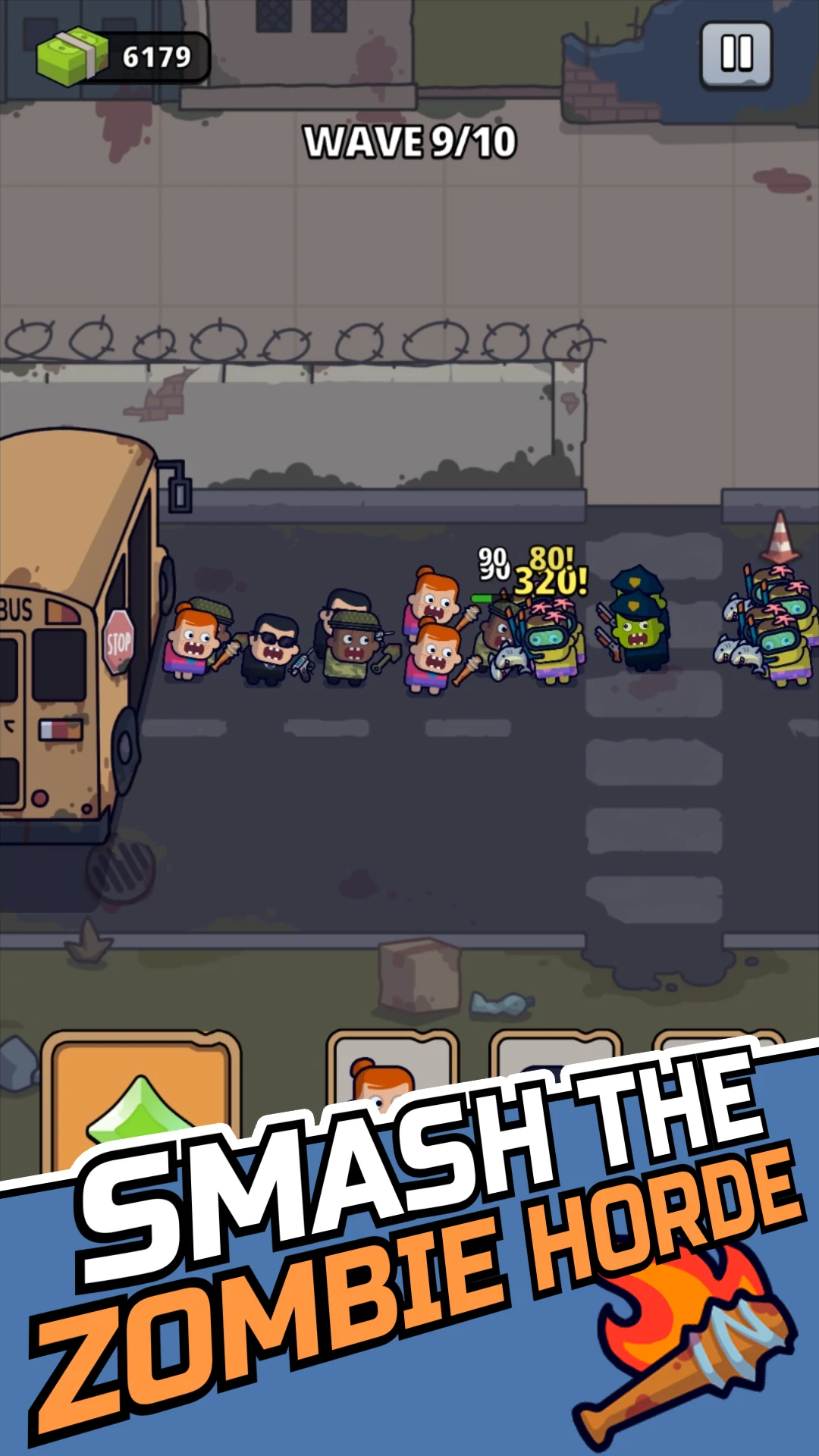 Merge Warriors: Zombie War screenshot