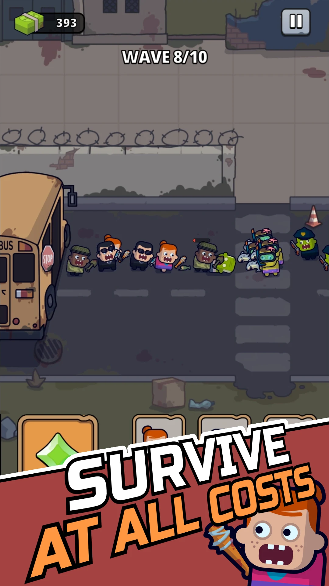 Merge Warriors: Zombie War screenshot